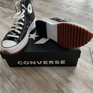Converse Black and White High-Top Sneakers